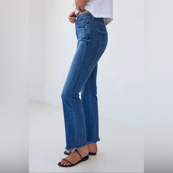 AYR The Pop Fringe Hem Straight Leg Jeans - Picture 2 of 13